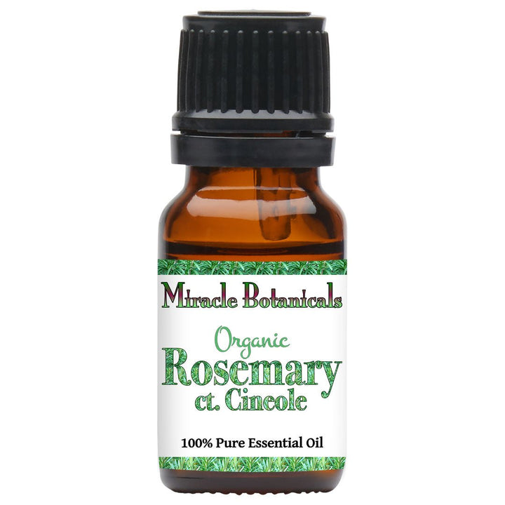 Rosemary Cineole Essential Oil - Organic (Rosmarinus Officinalis ct Cineole) - Miracle Botanicals Essential Oils