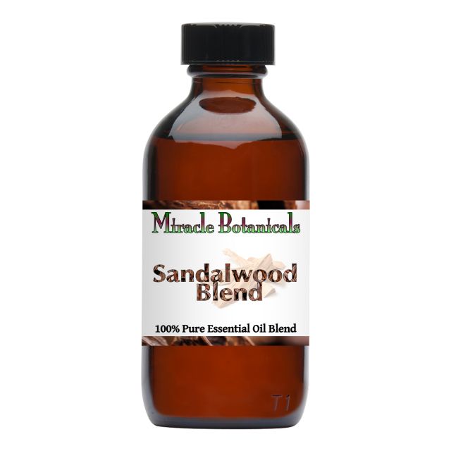 Sandalwood Essential Oil Blend - 100% Pure Essential Oil Blend of 6 Sandalwoods - Miracle Botanicals Essential Oils