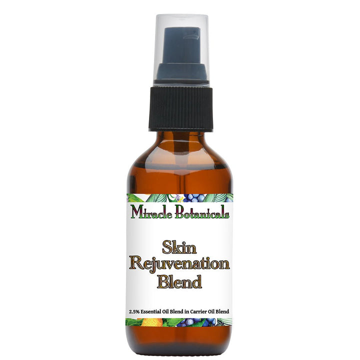 Skin Rejuvenation Blend - Potent Rejuvenating (Anti-Aging) Essential Oils and Carrier Oils - Miracle Botanicals Essential Oils