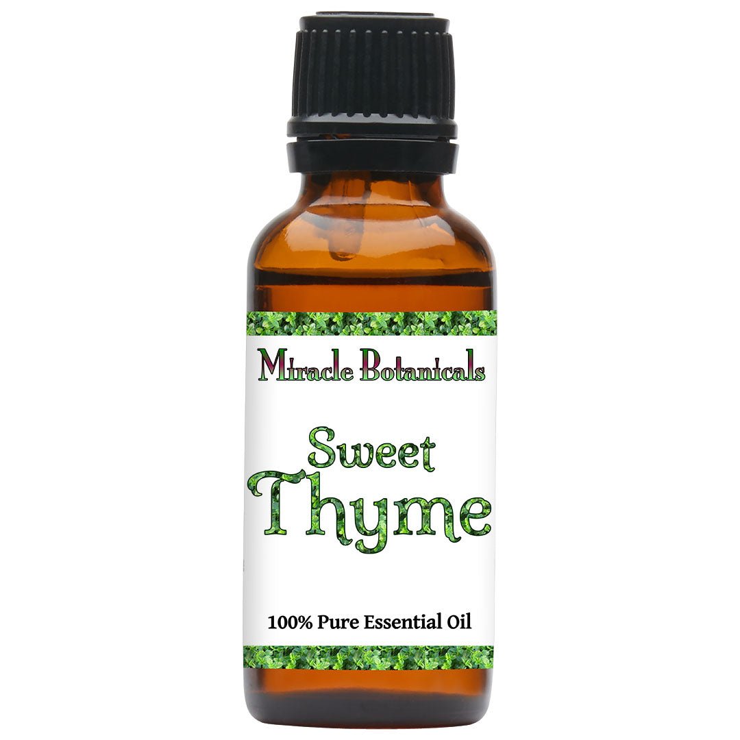 Thyme Essential Oil (Sweet) (Thymus Vulgaris ct. Linalool) - Miracle Botanicals Essential Oils