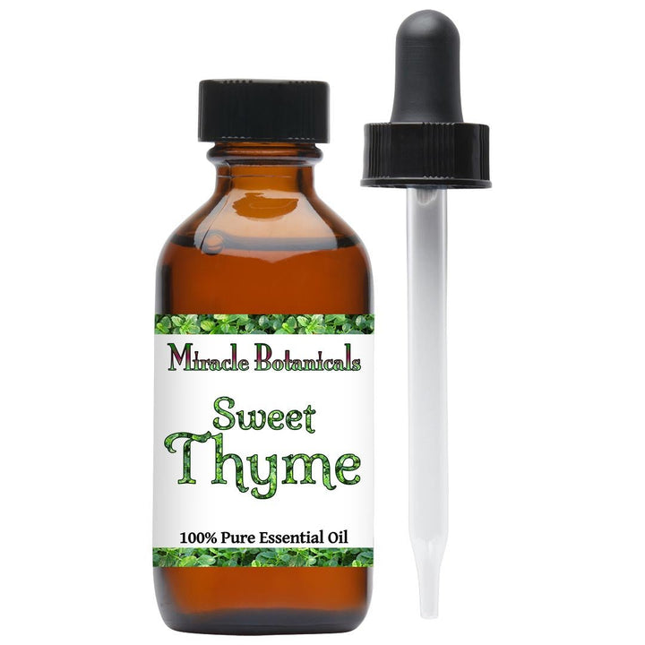 Thyme Essential Oil (Sweet) (Thymus Vulgaris ct. Linalool) - Miracle Botanicals Essential Oils