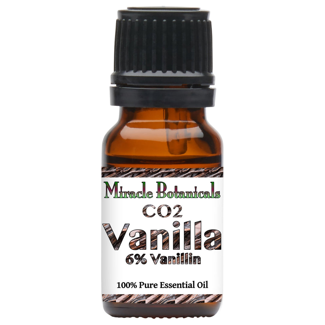 Vanilla Essential Oil (6% Vanillin) - CO2 Extracted (Vanilla Planifolia) - Miracle Botanicals Essential Oils