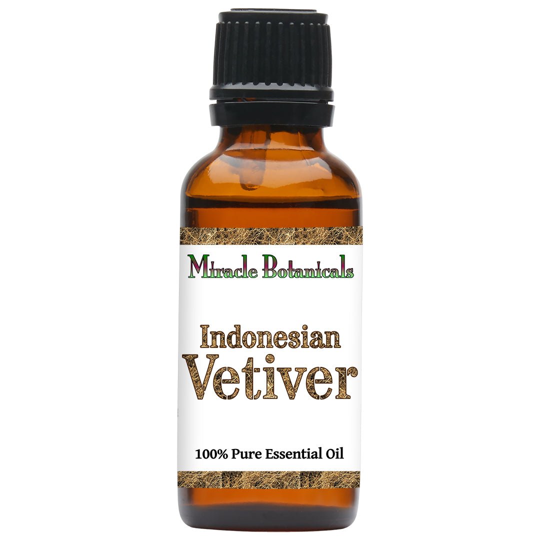 Vetiver Essential Oil - Indonesia (Vetiveria Zizanioides) - Miracle Botanicals Essential Oils