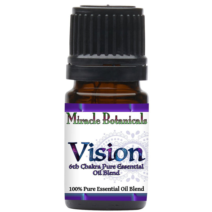 Vision - 6th Chakra Essential Oil Blend for Balancing Third Eye Chakra - Miracle Botanicals Essential Oils