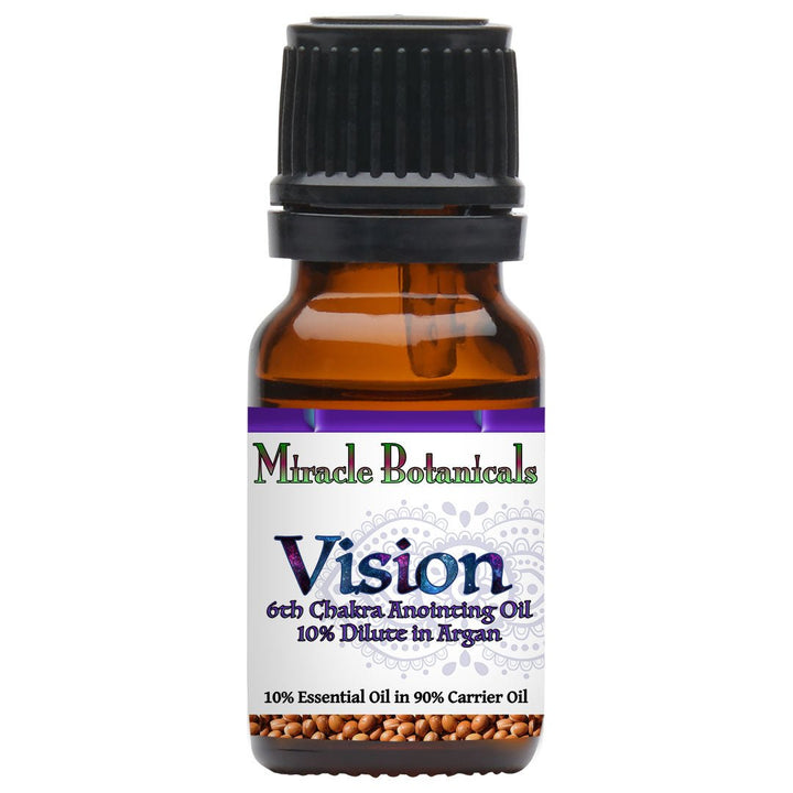 Vision - 6th Chakra Essential Oil Blend for Balancing Third Eye Chakra - Miracle Botanicals Essential Oils