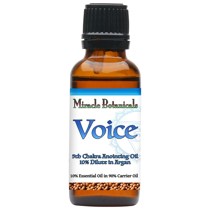 Voice - 5th Chakra Essential Oil Blend for Balancing Throat Chakra - Miracle Botanicals Essential Oils