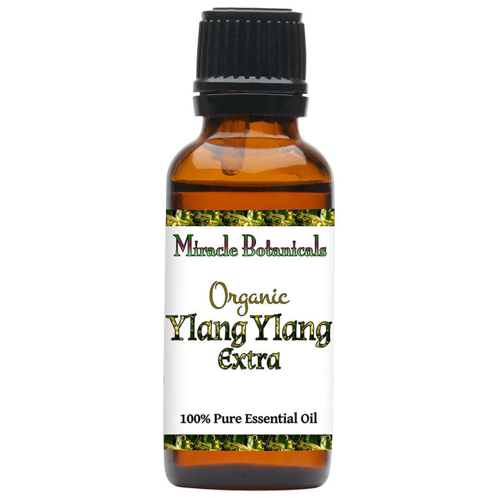 Ylang Ylang Extra Essential Oil - Organic (Cananga Odorata var. Genuina) - Miracle Botanicals Essential Oils