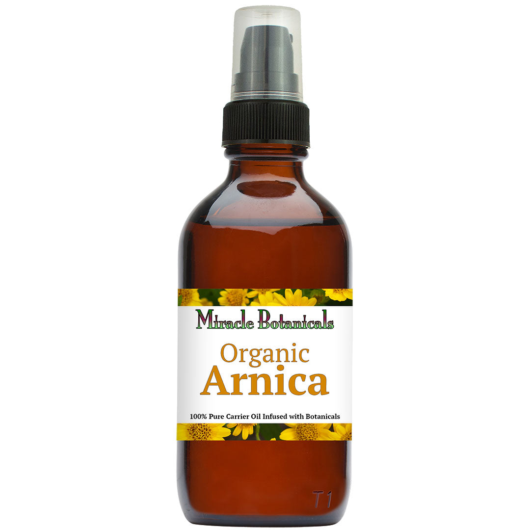 Arnica Oil - Infused in Sunflower (Helianthus Annus) Seed Oil - Organic (Arnica Montana L.)