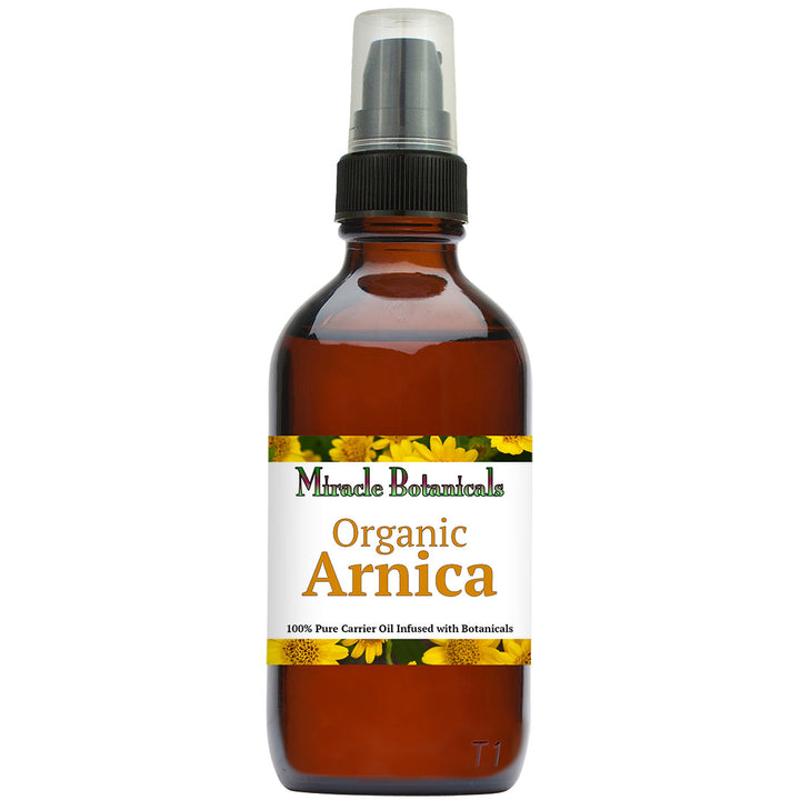 Arnica Oil - Infused in Sunflower (Helianthus Annus) Seed Oil - Organic (Arnica Montana L.)