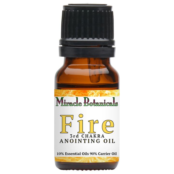 Fire - 3rd Chakra Essential Oil Blend for the Balancing the Energy at the Solar Plexus - Miracle Botanicals Essential Oils