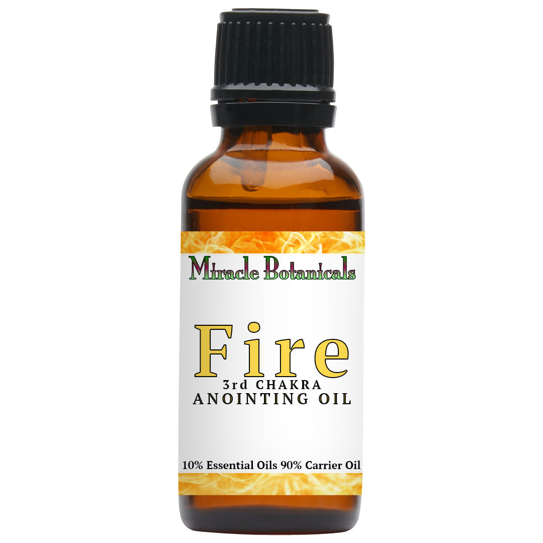 Fire - 3rd Chakra Essential Oil Blend for the Balancing the Energy at the Solar Plexus - Miracle Botanicals Essential Oils
