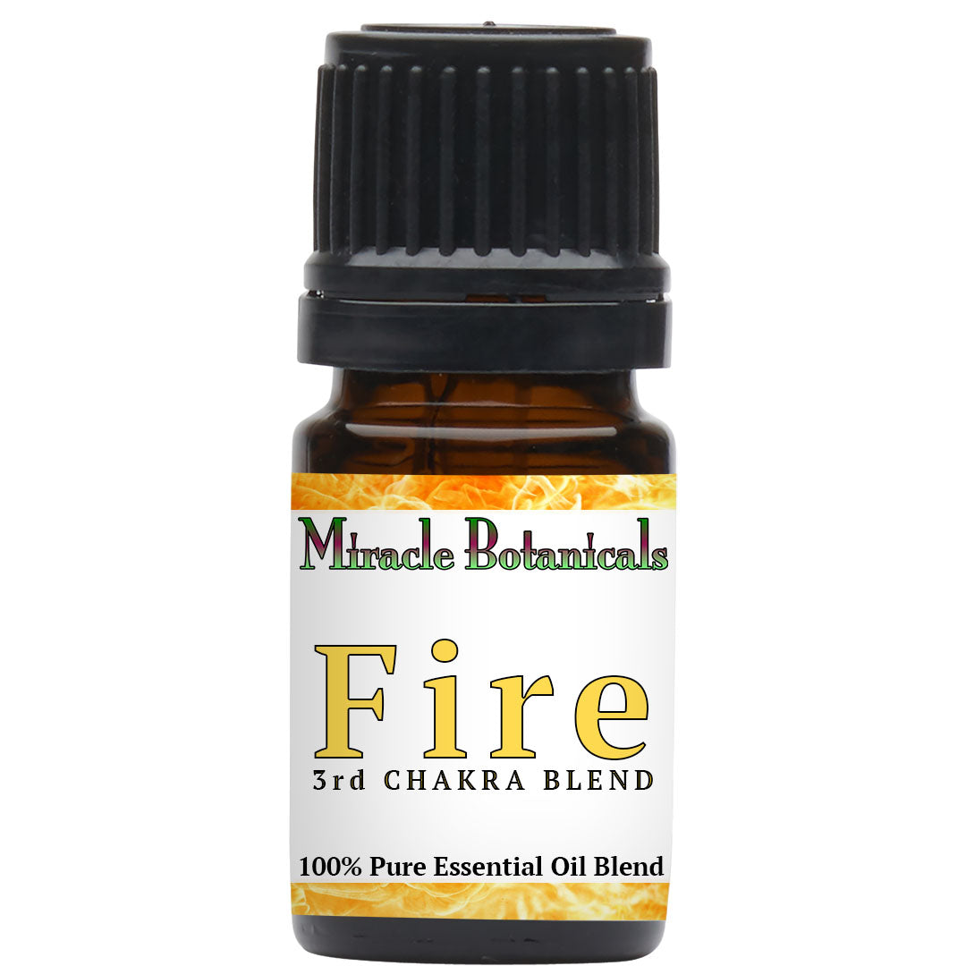 Fire - 3rd Chakra Essential Oil Blend for the Balancing the Energy at the Solar Plexus - Miracle Botanicals Essential Oils