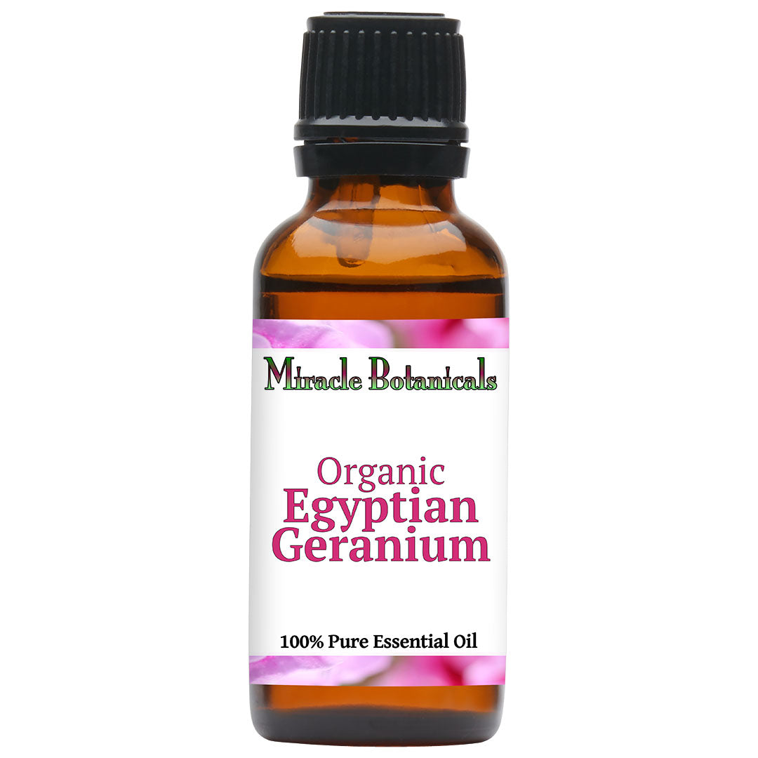 Geranium (Egyptian) Essential Oil - Organic (Pelargonium Graveolens)
