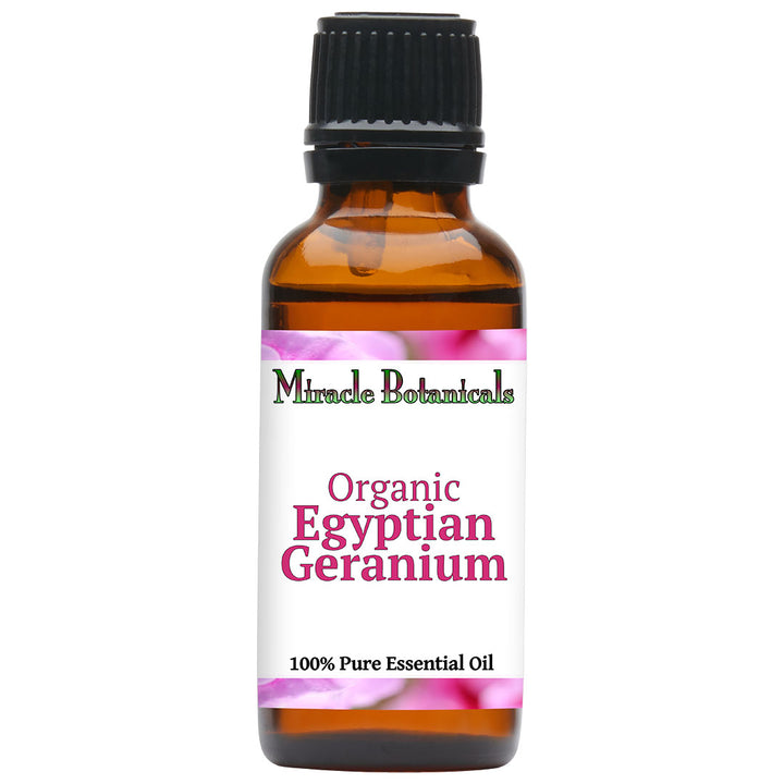 Geranium (Egyptian) Essential Oil - Organic (Pelargonium Graveolens)