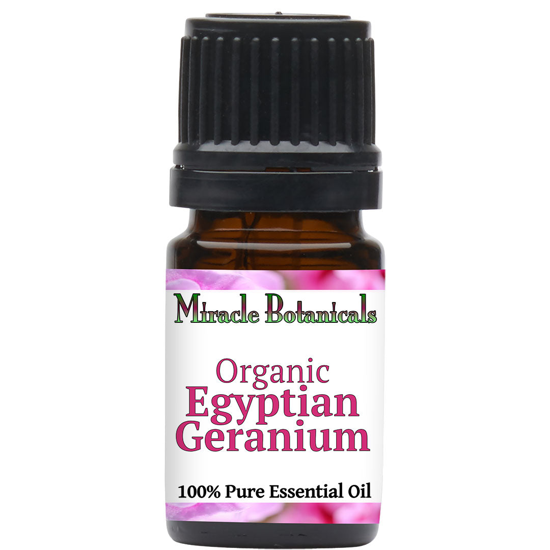 Geranium (Egyptian) Essential Oil - Organic (Pelargonium Graveolens)