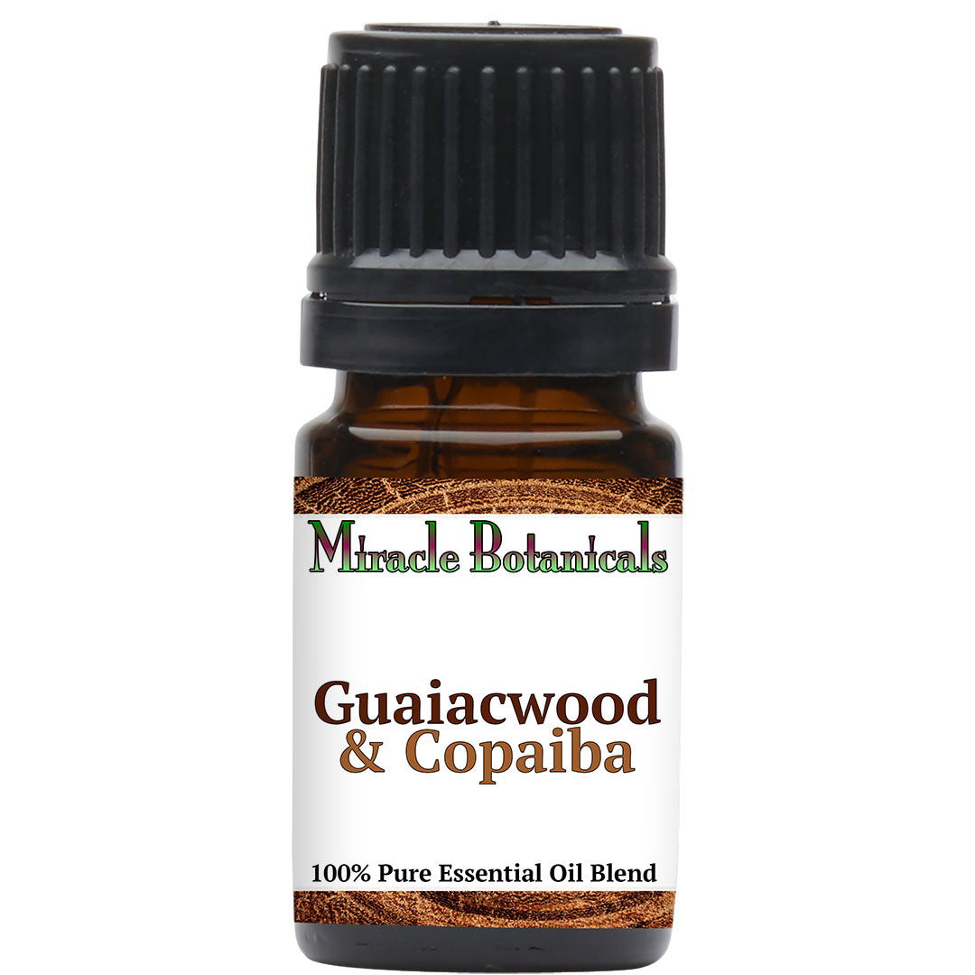 Guaiacwood & Copaiba - 100% Pure Essential Oil Blend of Base Note Oils - Woody Aroma