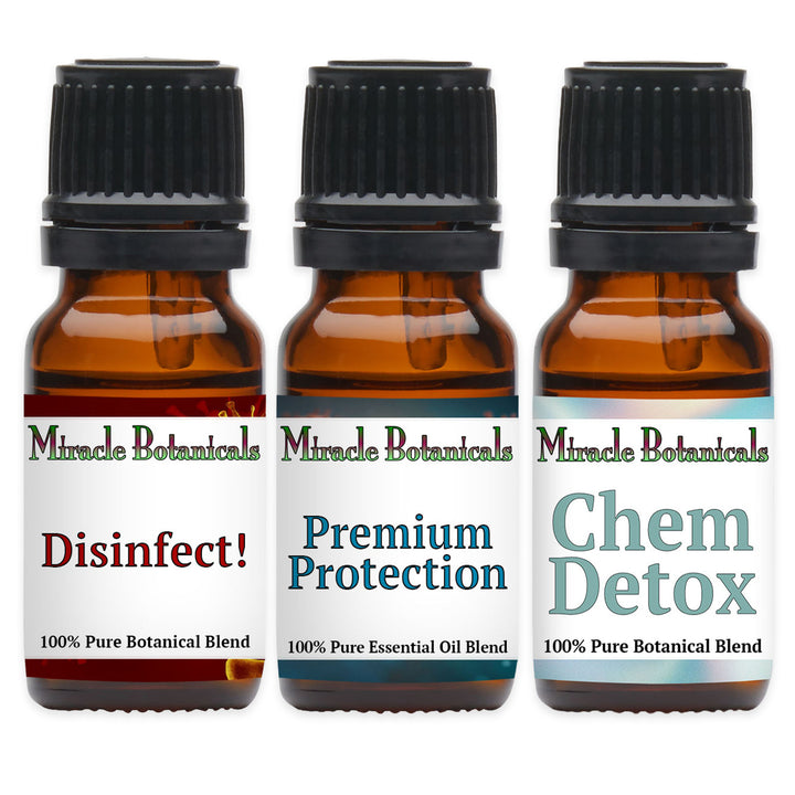 Health & Wellness Essential Oil Set - 100% Pure Essentials to Disinfect, Purify, Protect
