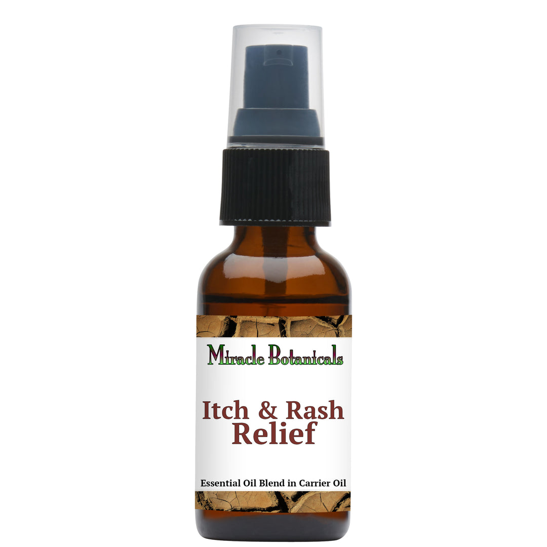 Itch & Rash Relief - Essential Oil and Carrier Oil Blend to Resolve Skin Irritations and Rashes