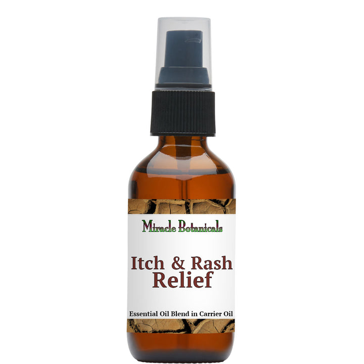 Itch & Rash Relief - Essential Oil and Carrier Oil Blend to Resolve Skin Irritations and Rashes