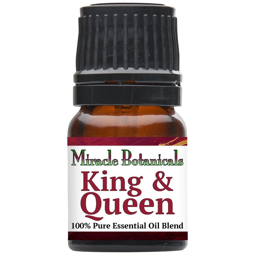King & Queen Essential Oil Blend - 100% Pure Essential Oil Blend of Agarwood (OUD) and Rose Otto