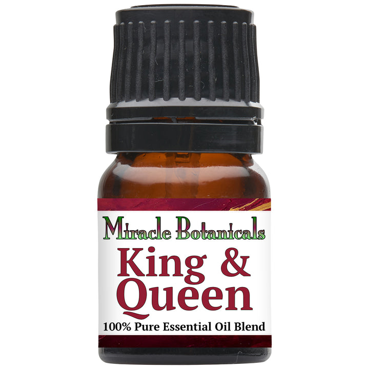 King & Queen Essential Oil Blend - 100% Pure Essential Oil Blend of Agarwood (OUD) and Rose Otto