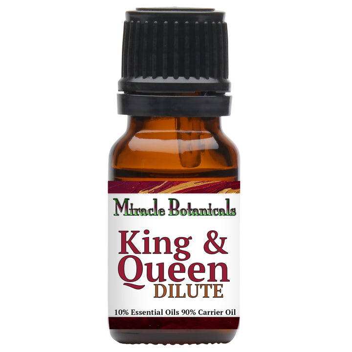 King & Queen Essential Oil Blend - 100% Pure Essential Oil Blend of Agarwood (OUD) and Rose Otto