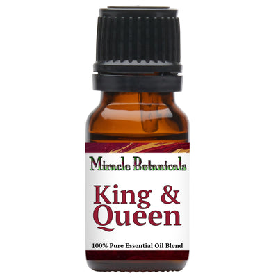 King & Queen Essential Oil Blend - 100% Pure Essential Oil Blend of Agarwood (OUD) and Rose Otto