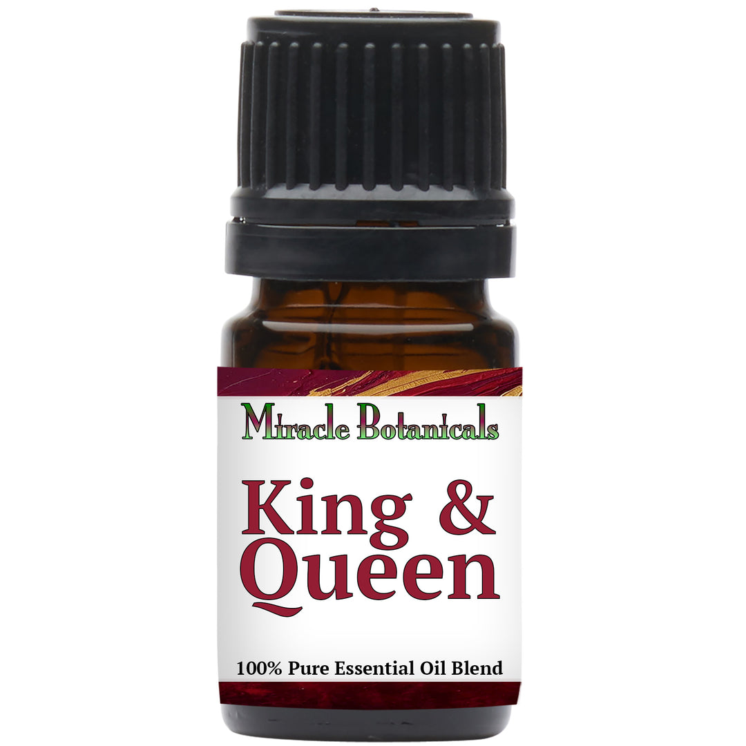 King & Queen Essential Oil Blend - 100% Pure Essential Oil Blend of Agarwood (OUD) and Rose Otto