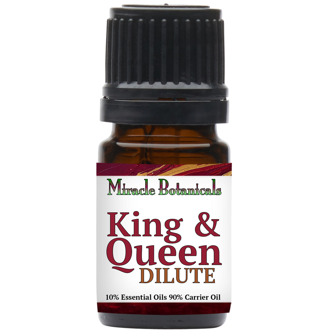 King & Queen Essential Oil Blend - 100% Pure Essential Oil Blend of Agarwood (OUD) and Rose Otto
