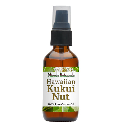 Hawaiian Kukui Nut Oil - Cold Pressed (Aleurites Moluccana)