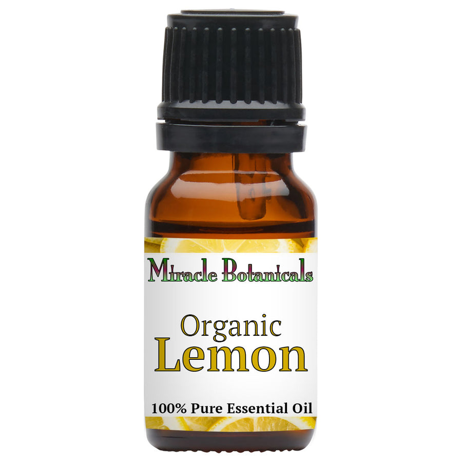 Lemon Essential Oil - Organic (Citrus Limonum) - Miracle Botanicals Essential Oils