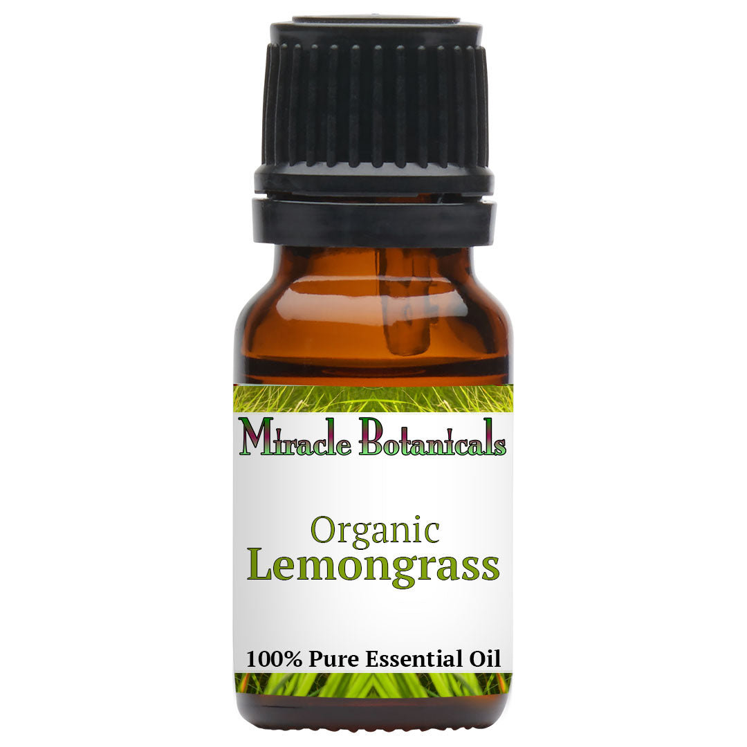Lemongrass Essential Oil - Organic (Cymbopogon Flexuosus)