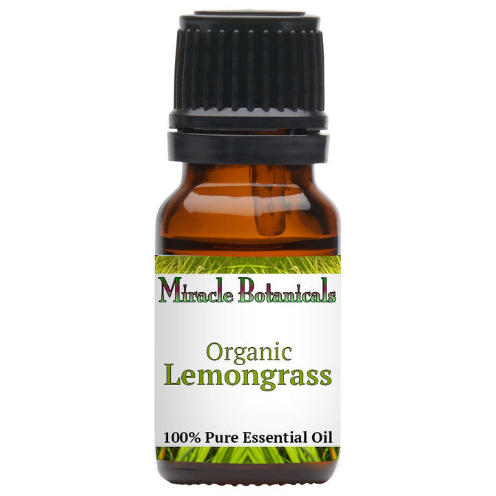 Lemongrass Essential Oil - Organic (Cymbopogon Flexuosus)