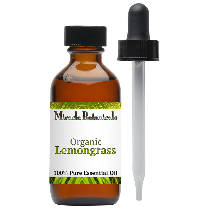 Lemongrass Essential Oil - Organic (Cymbopogon Flexuosus)