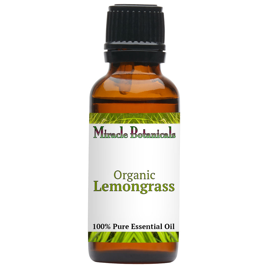 Lemongrass Essential Oil - Organic (Cymbopogon Flexuosus)