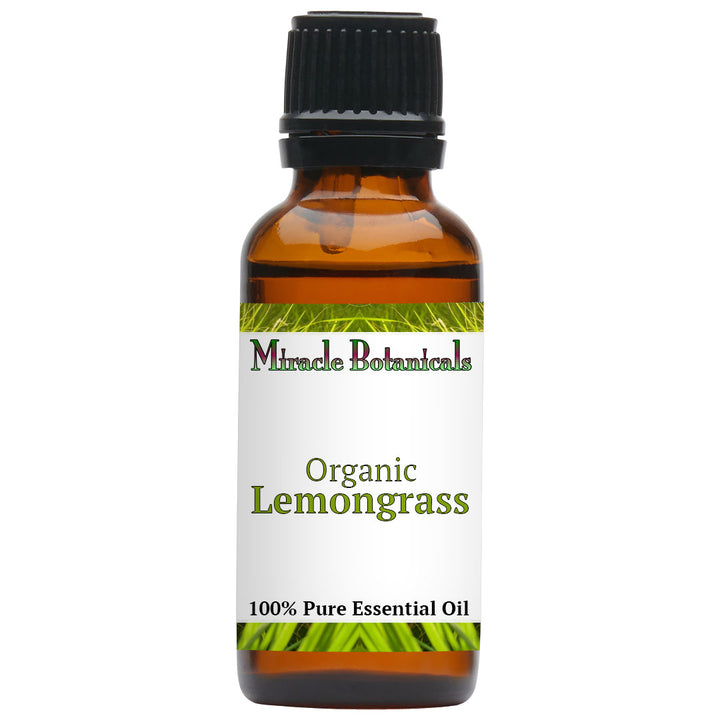 Lemongrass Essential Oil - Organic (Cymbopogon Flexuosus)
