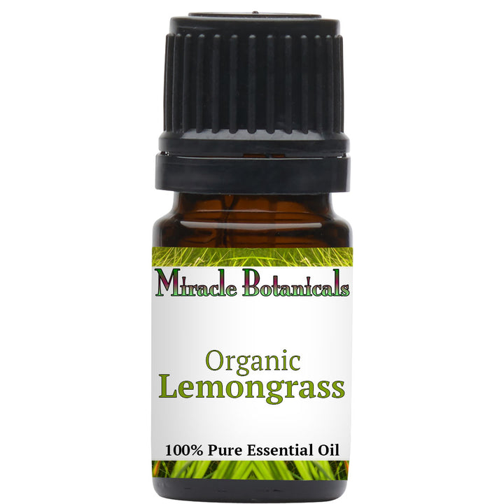 Lemongrass Essential Oil - Organic (Cymbopogon Flexuosus)