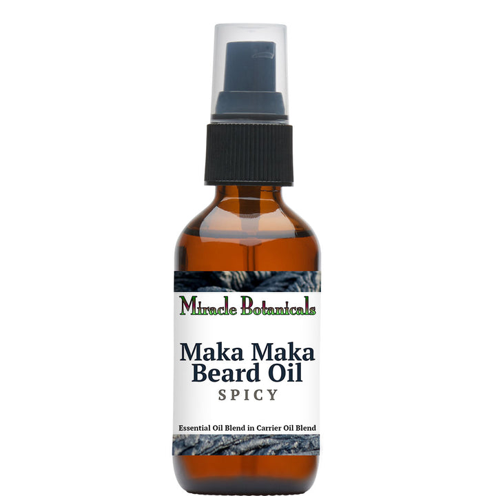 Maka Maka Beard Oil - "Intimate Friend" - Essential Oil and Carrier Oil Blend for Beard Brilliance