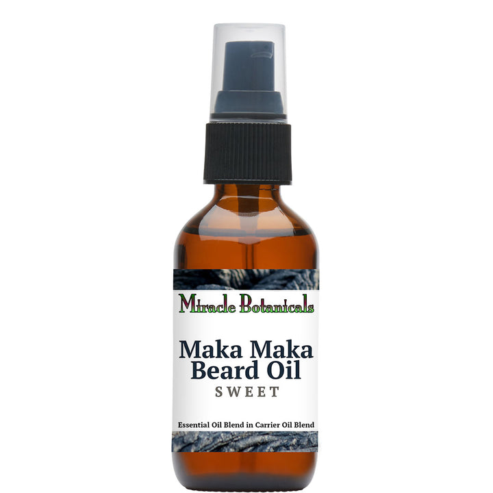 Maka Maka Beard Oil - "Intimate Friend" - Essential Oil and Carrier Oil Blend for Beard Brilliance