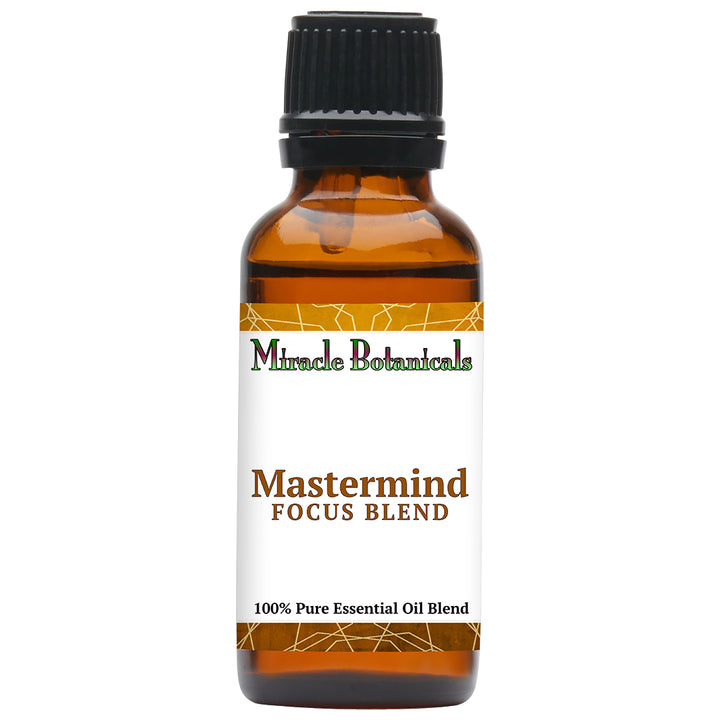 Mastermind (Focus) Essential Oil Blend - 100% Pure Essential Oil Blend For Focus, Attention and Clarity