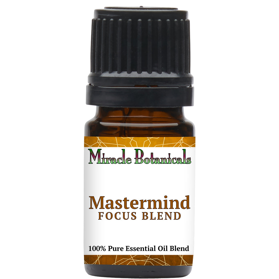 Mastermind (Focus) Essential Oil Blend - 100% Pure Essential Oil Blend For Focus, Attention and Clarity
