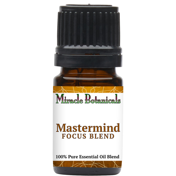 Mastermind (Focus) Essential Oil Blend - 100% Pure Essential Oil Blend For Focus, Attention and Clarity