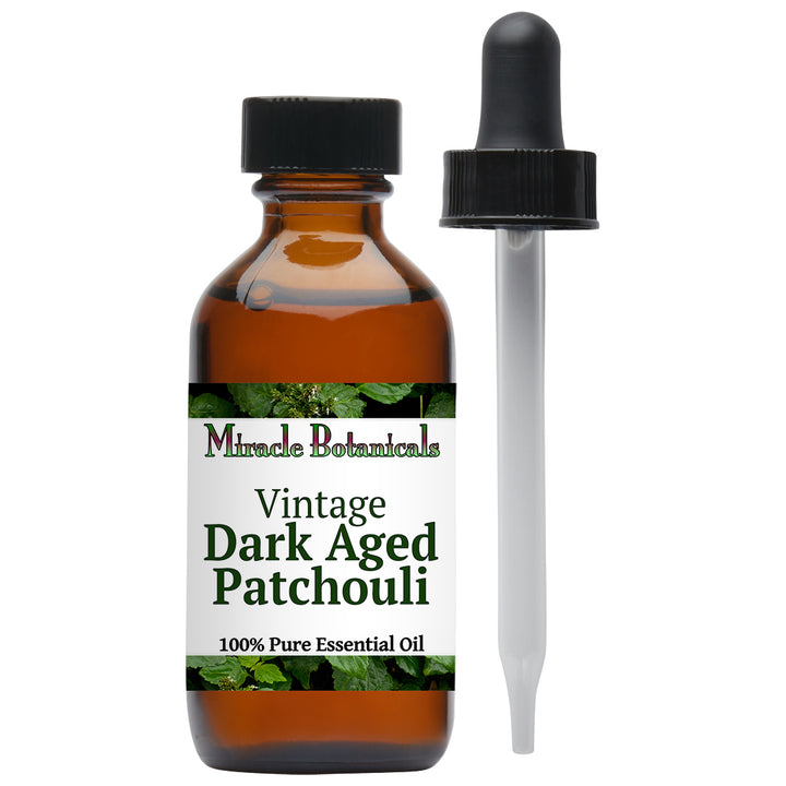 Patchouli Essential Oil - Premium Vintage Dark Aged (Pogostemon Cablin)