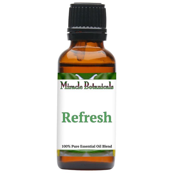 Refresh Essential Oil Blend - 100% Pure Essential Oil Blend for Enhancing Senses