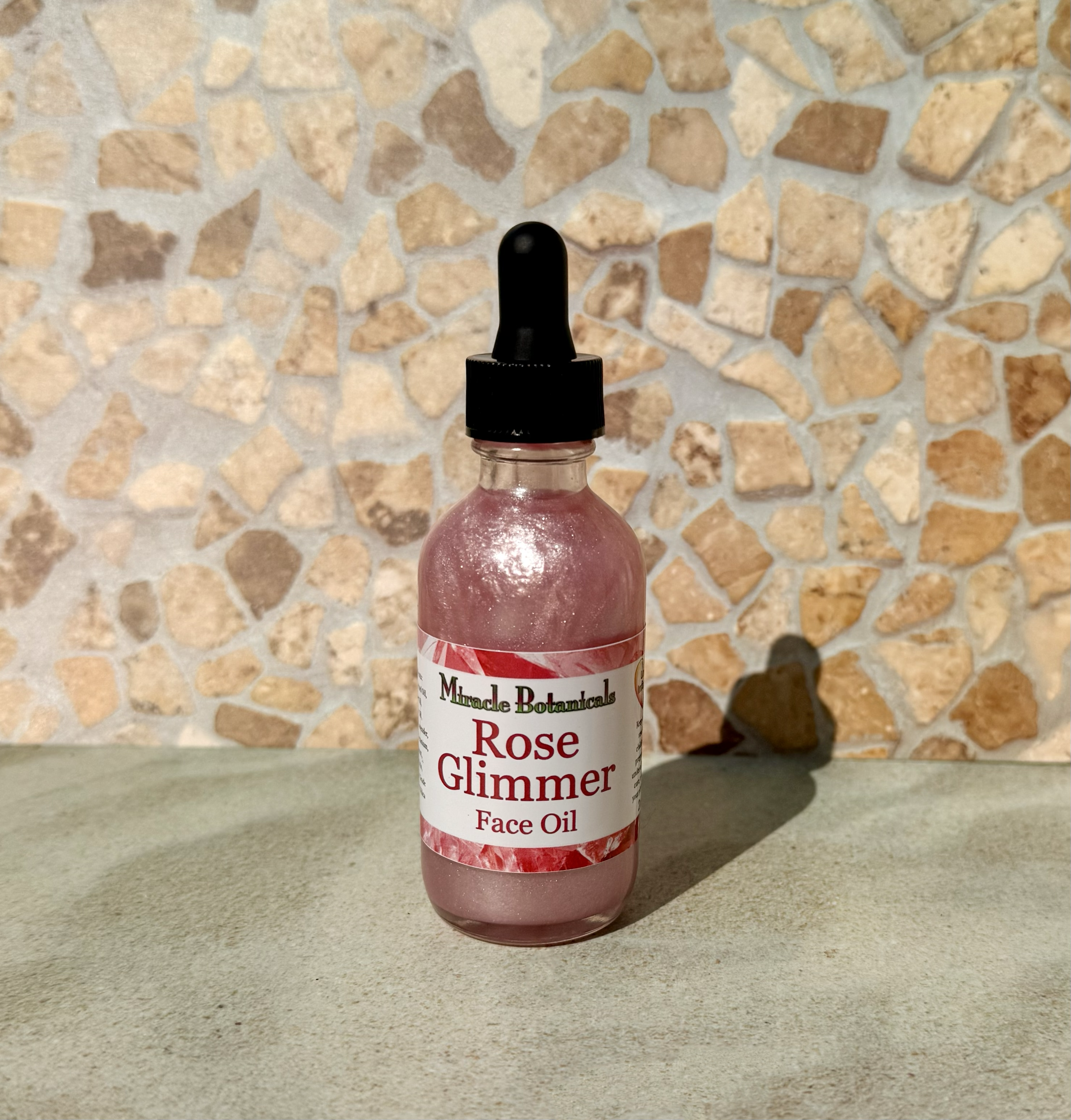 Rose Glimmer Face Oil - Miracle Botanicals Essential Oils