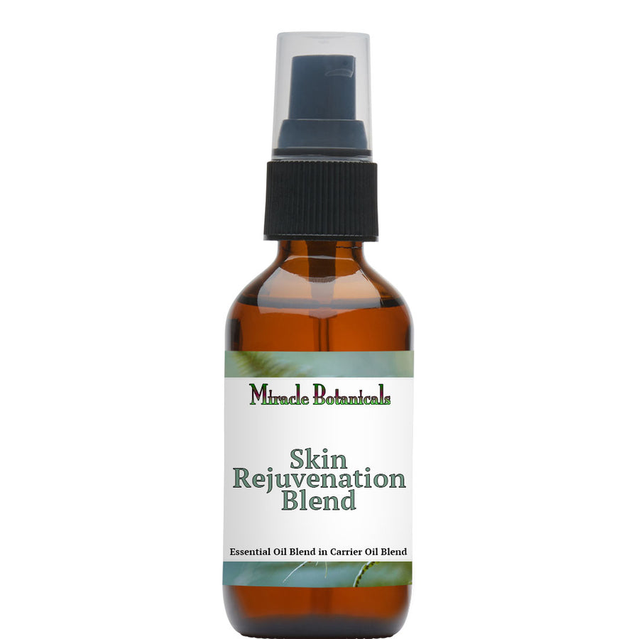 Skin Rejuvenation Blend - Potent Rejuvenating (Anti-Aging) Essential Oils and Carrier Oils - Miracle Botanicals Essential Oils