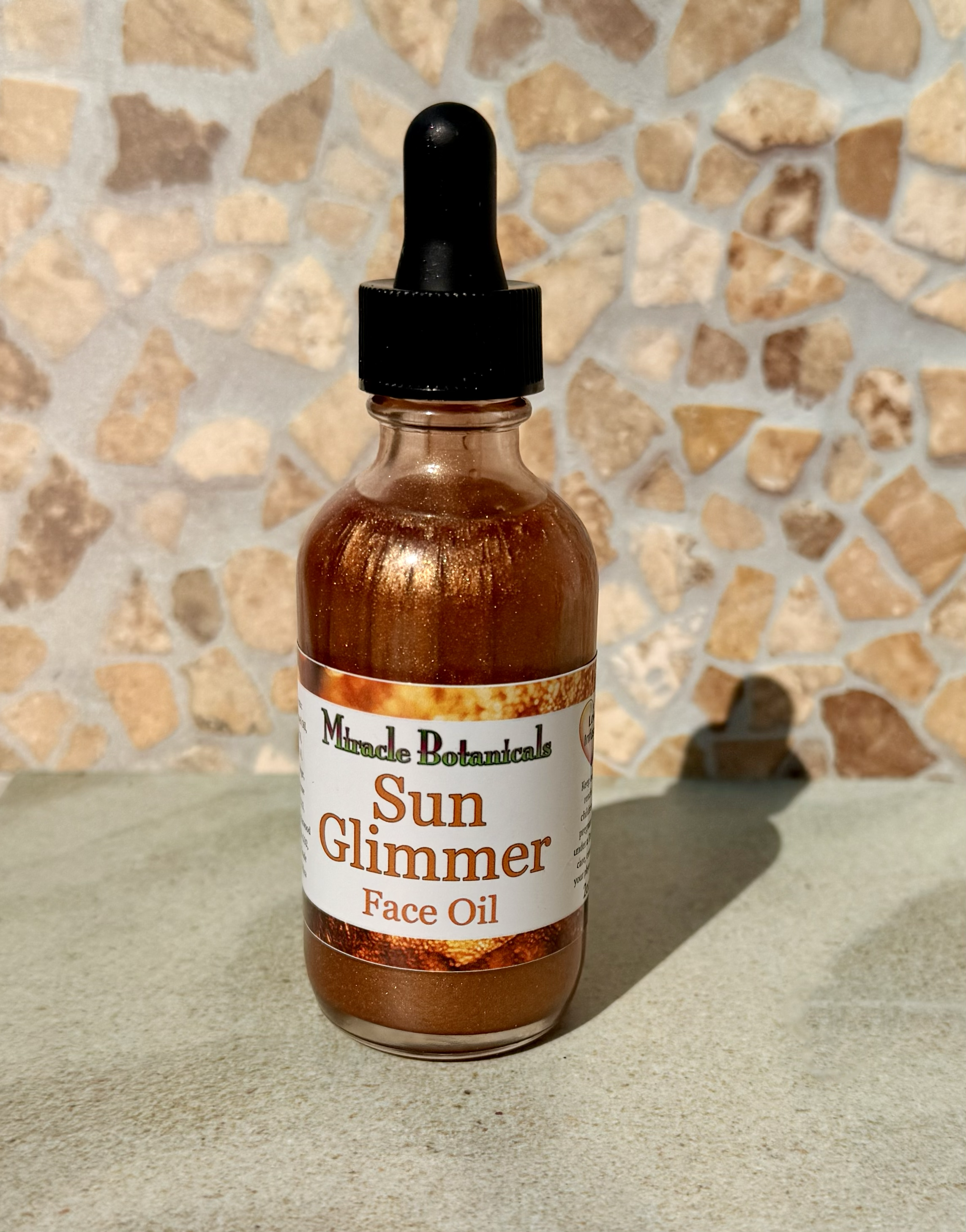 Sun Glimmer Face Oil - Miracle Botanicals Essential Oils
