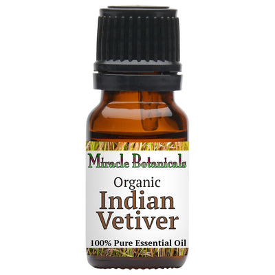 Vetiver Essential Oil - Organic - India (Chrysopogen Zizanioides)