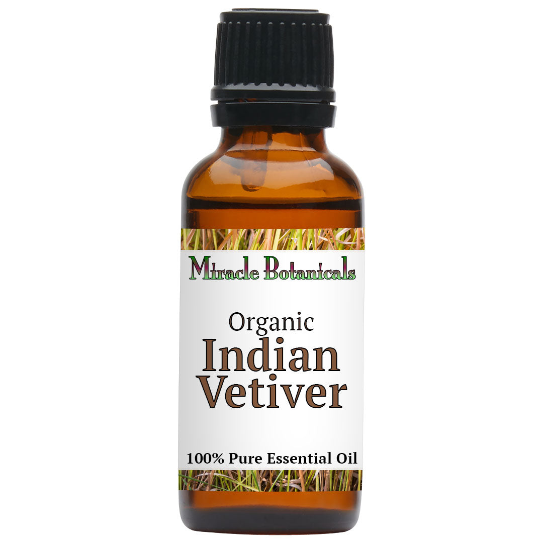 Vetiver Essential Oil - Organic - India (Chrysopogen Zizanioides)