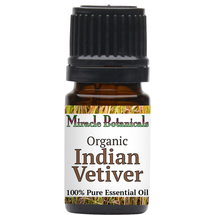 Vetiver Essential Oil - Organic - India (Chrysopogen Zizanioides)